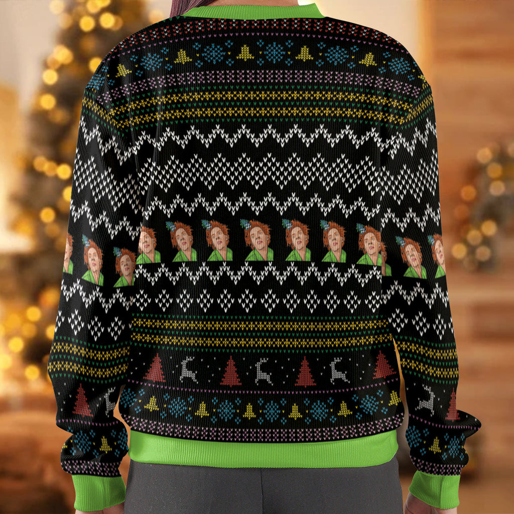Merry Christmas Snotface Ugly Christmas Sweatshirt