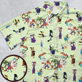 70s Witches Cartoon Characters Button Down Shirt