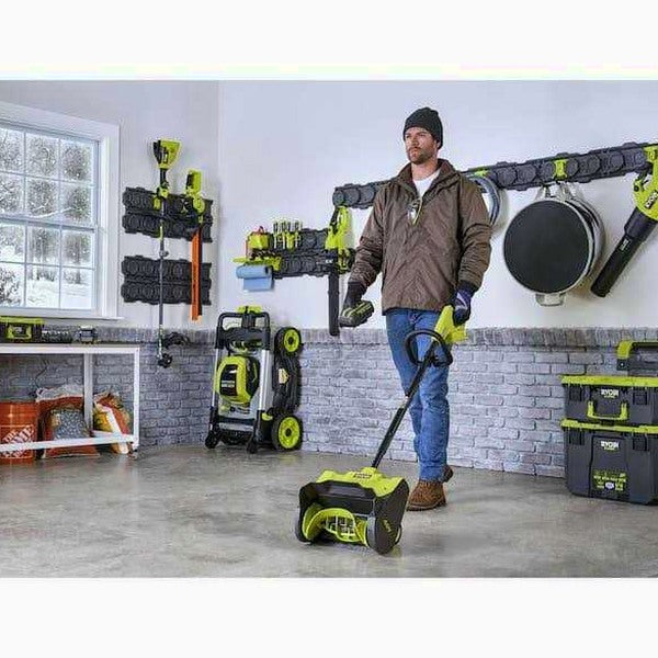 RYOBI 40V Cordless Electric Snow Shovel With 4.0 Ah Battery And Charger - 12 in