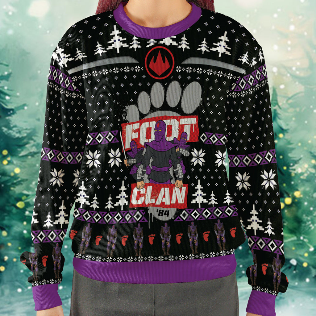 Ninja Squad Ugly Christmas Sweatshirt