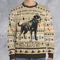 Snots Misissippi Leg Hound Ugly Christmas Sweatshirt