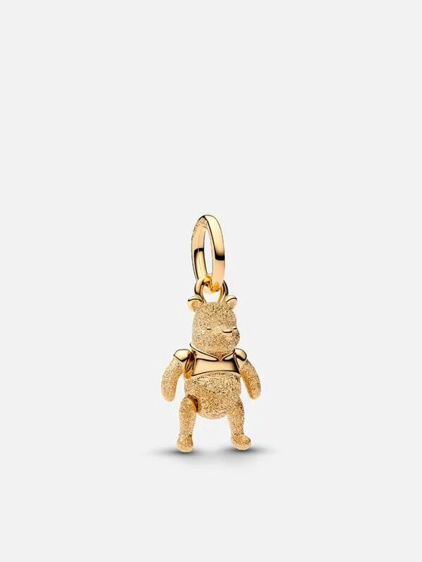Gold-Plated Bear Dangle Charm