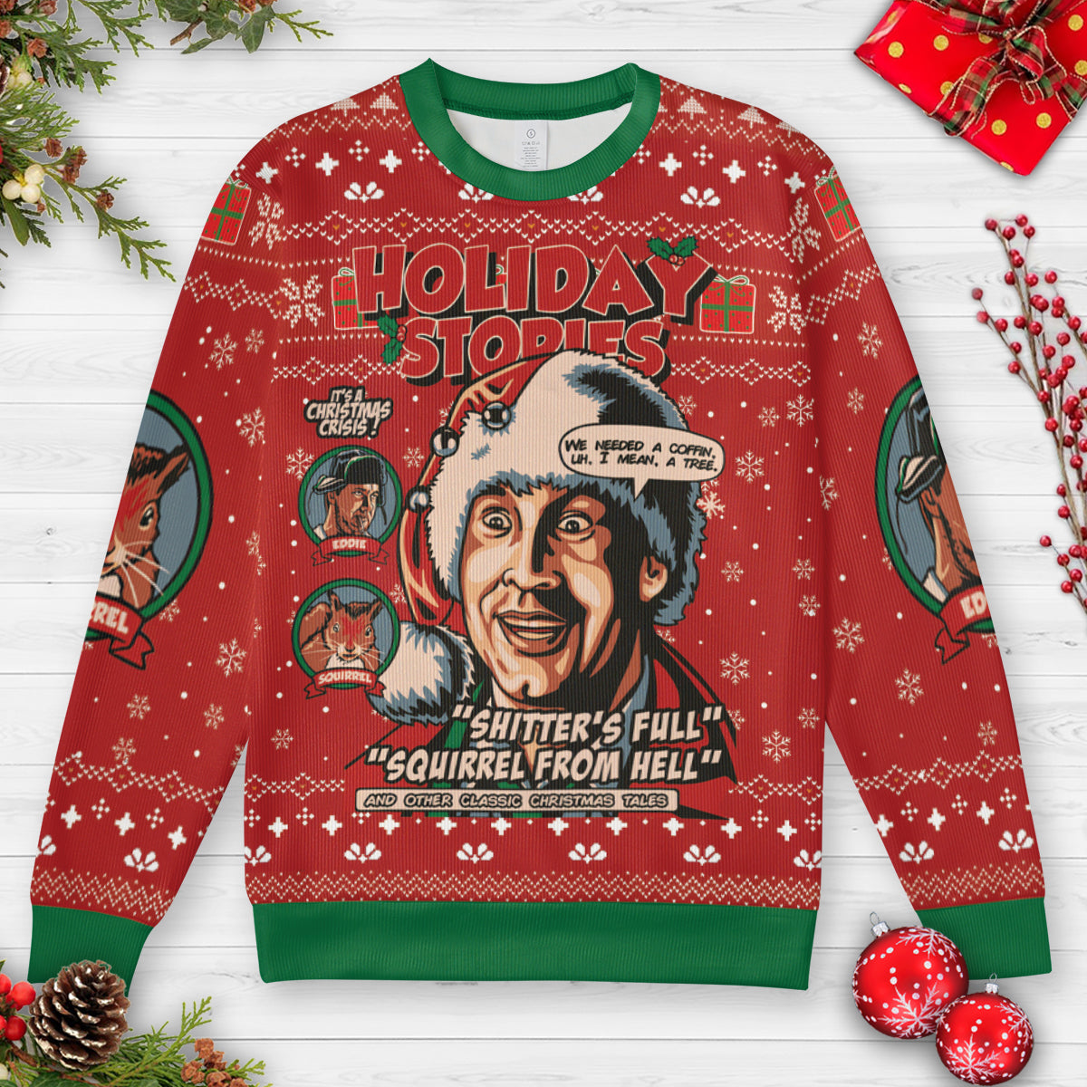 Holiday Stories Ugly Christmas Sweatshirt