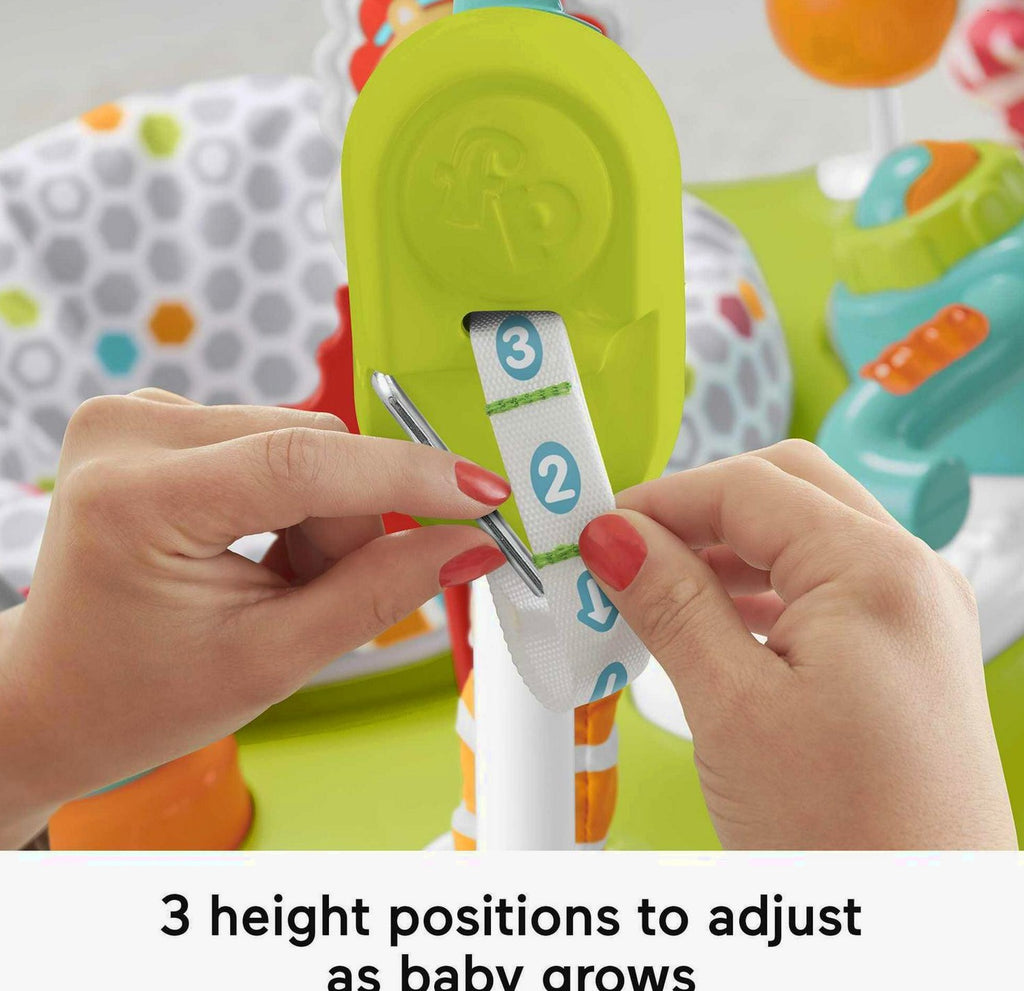 Fisher-Price Fitness Fun Folding Jumperoo Infant Activity Center With Lights And Music - HBM25