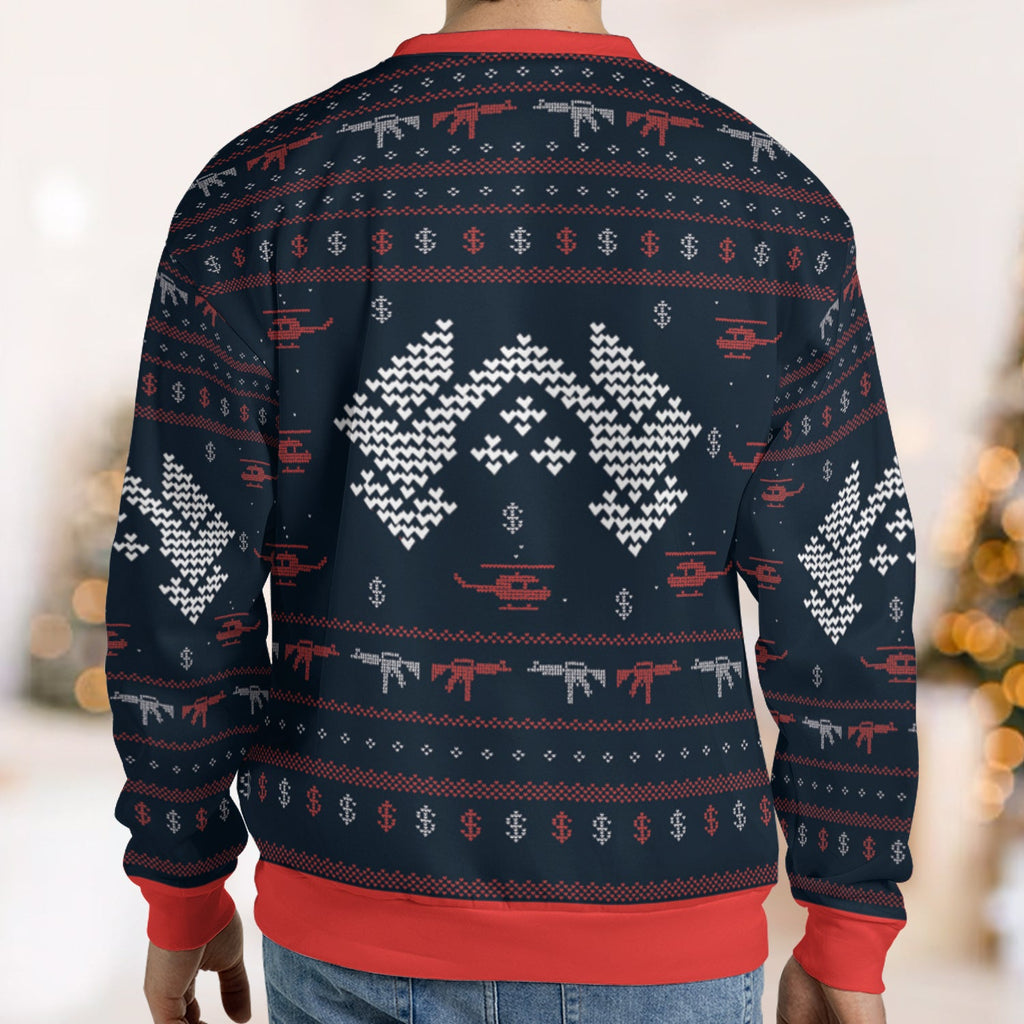 Ho Ho Ho Die Hard Ugly Christmas Sweatshirt