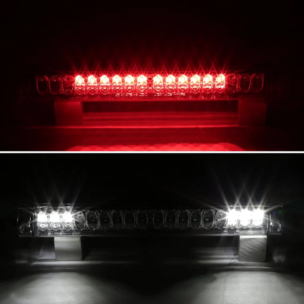 Spec-D Tuning Black LED Strip Projector Headlights With 6-LED Fog Lamps - Ford F150 Flareside 1997-2003, 04 Heritage