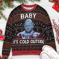 Baby It's cold outside Jack Torrance The Shining Ugly Christmas Sweatshirt