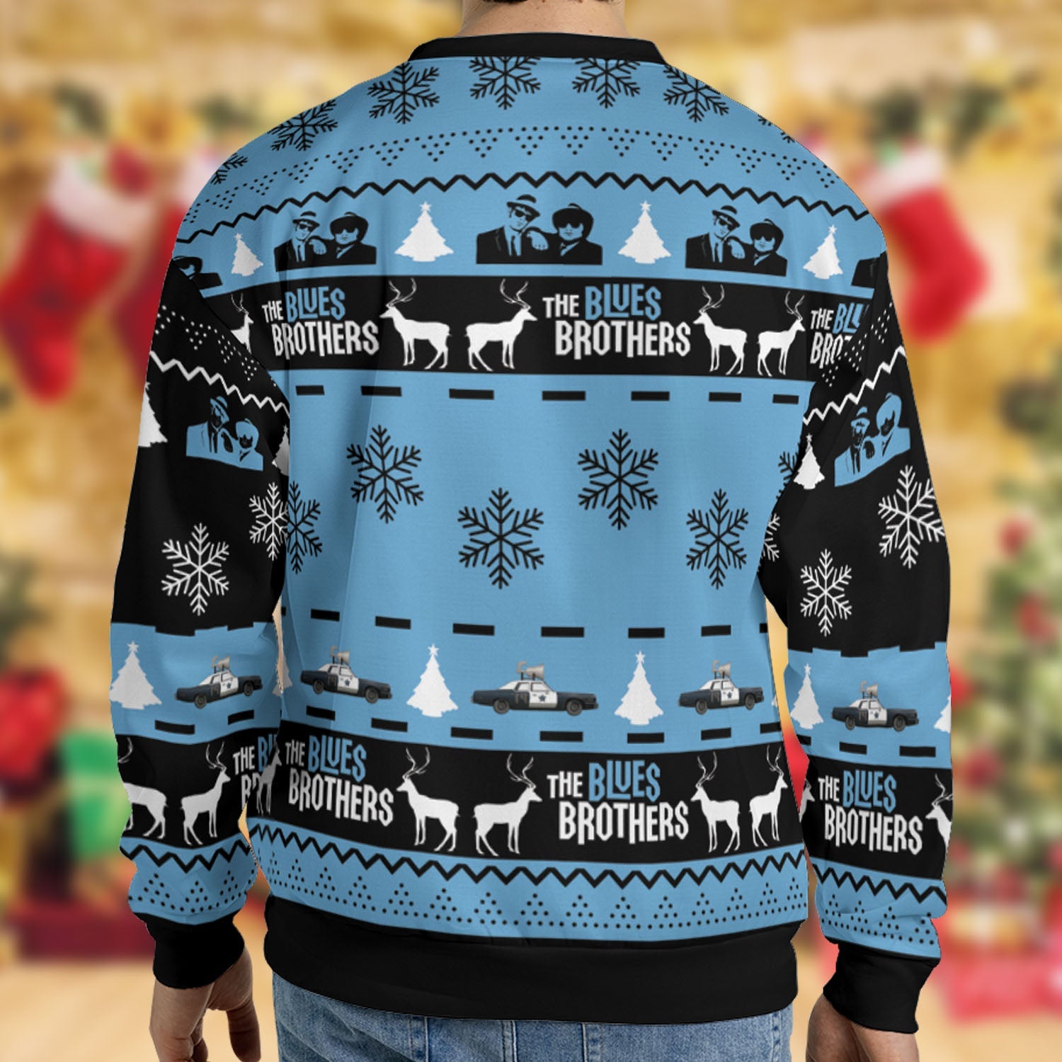 The Blues Brothers Ugly Christmas Sweatshirt