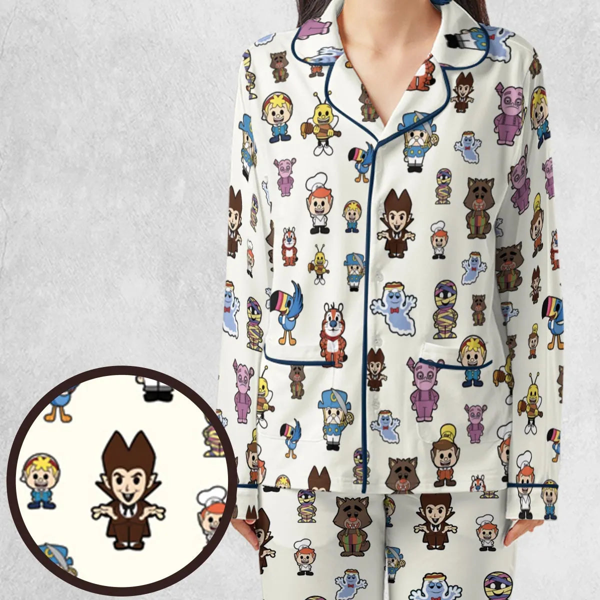 Breakfast Club Cereal Mascot Pajamas Set