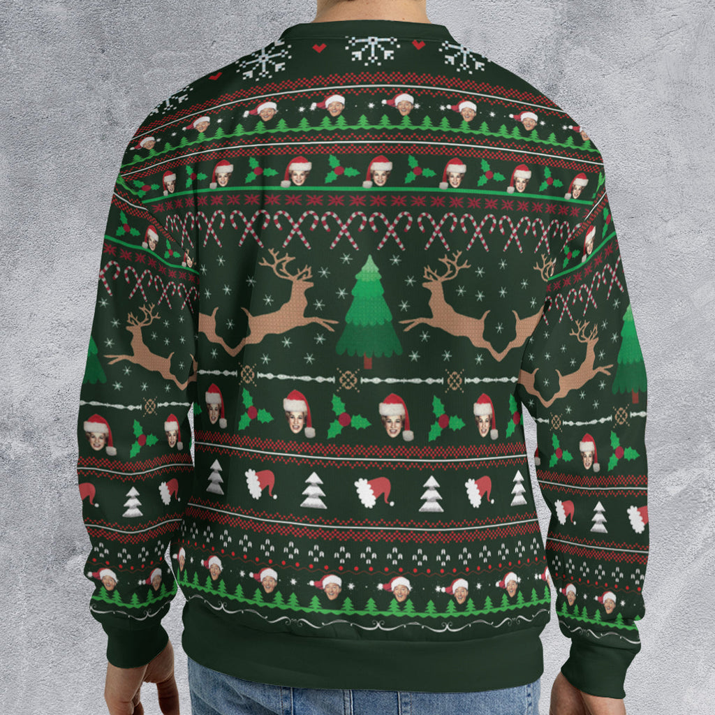 Mele Kalikimak Bing Crosby Ugly Christmas Sweatshirt