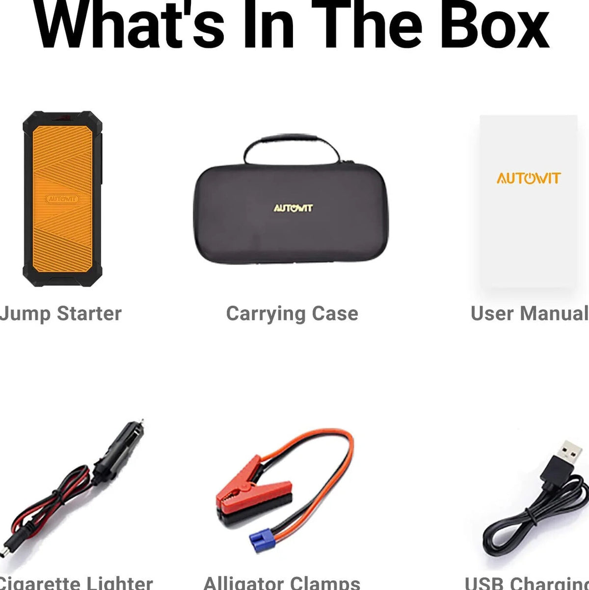 Autowit Battery-Less Portable Car Jump Starter With Carrying Case - SuperCap 2