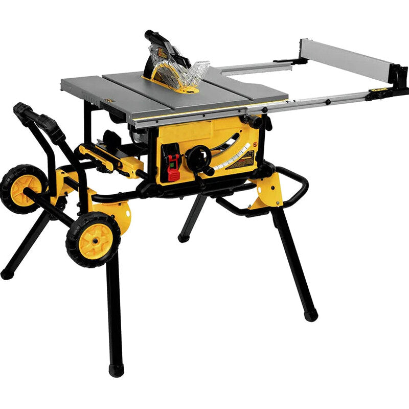 10 in 15 Amp Site-Pro Compact Jobsite Table Saw With Rolling Stand - DWE7491RS