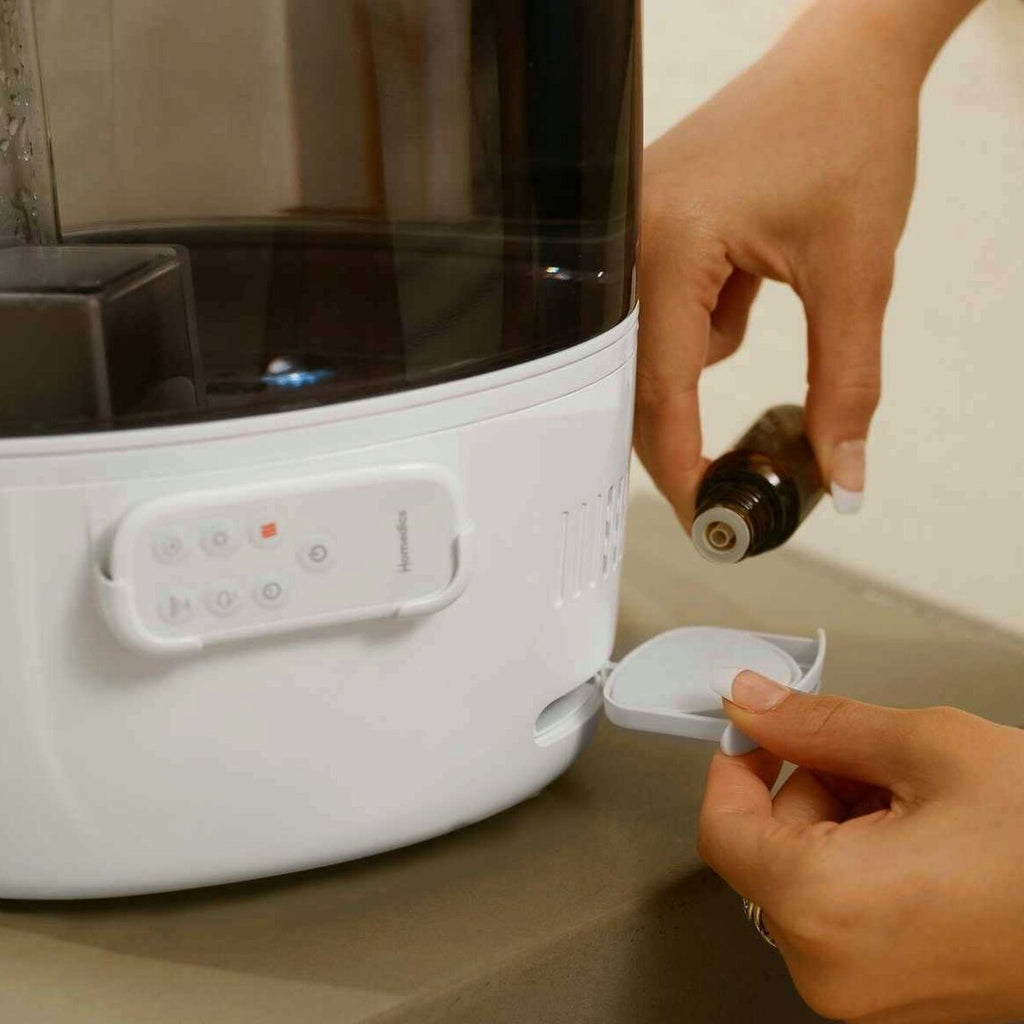 Homedics Warm/Cool Mist Ultrasonic Humidifier With UV-C Technology And Remote