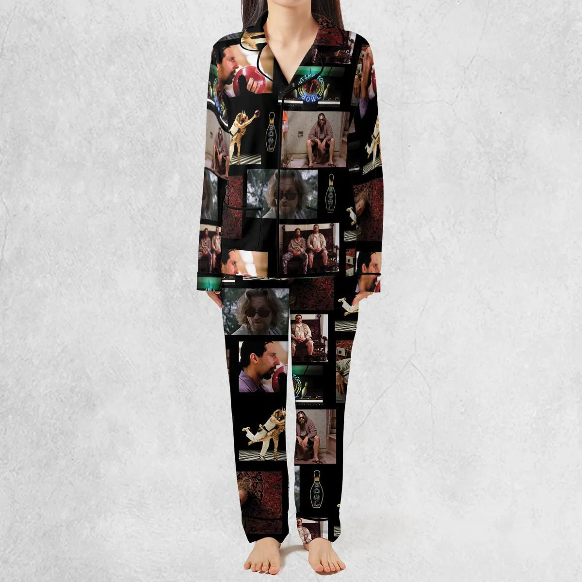 The Big Lebowski Famous Scenes Pajamas Set