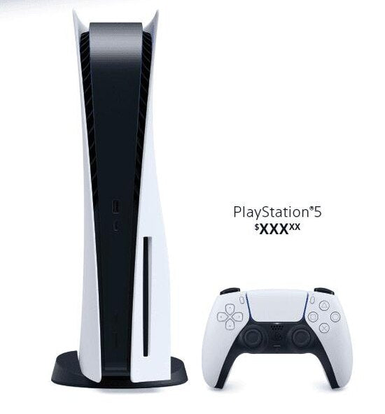 Sony PlayStation 5 Disc Console, White, 1 Controller - 3006634