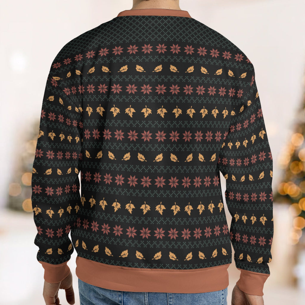 Talk To Bears Parks and Recreation Ugly Christmas Sweatshirt
