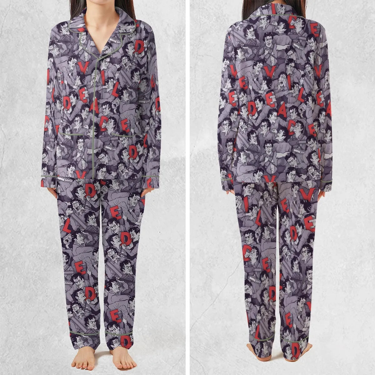 Chainsaw Evil Dead  Seamless Pajamas Set