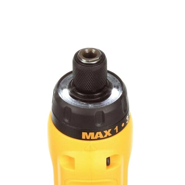 DEWALT 8V MAX Cordless Gyroscopic Screwdriver With Adjustable Handle, (2) 1.0Ah Batteries, Charger, And Bag