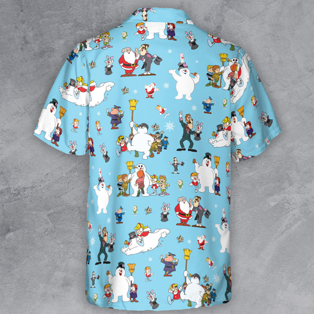Cast Frosty The Snowman Button Down Shirt