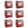 Trojan Battery 6-Volt 225Ah Deep Cycle Golf Cart Batteries, 6-Pack, 36V - T-105