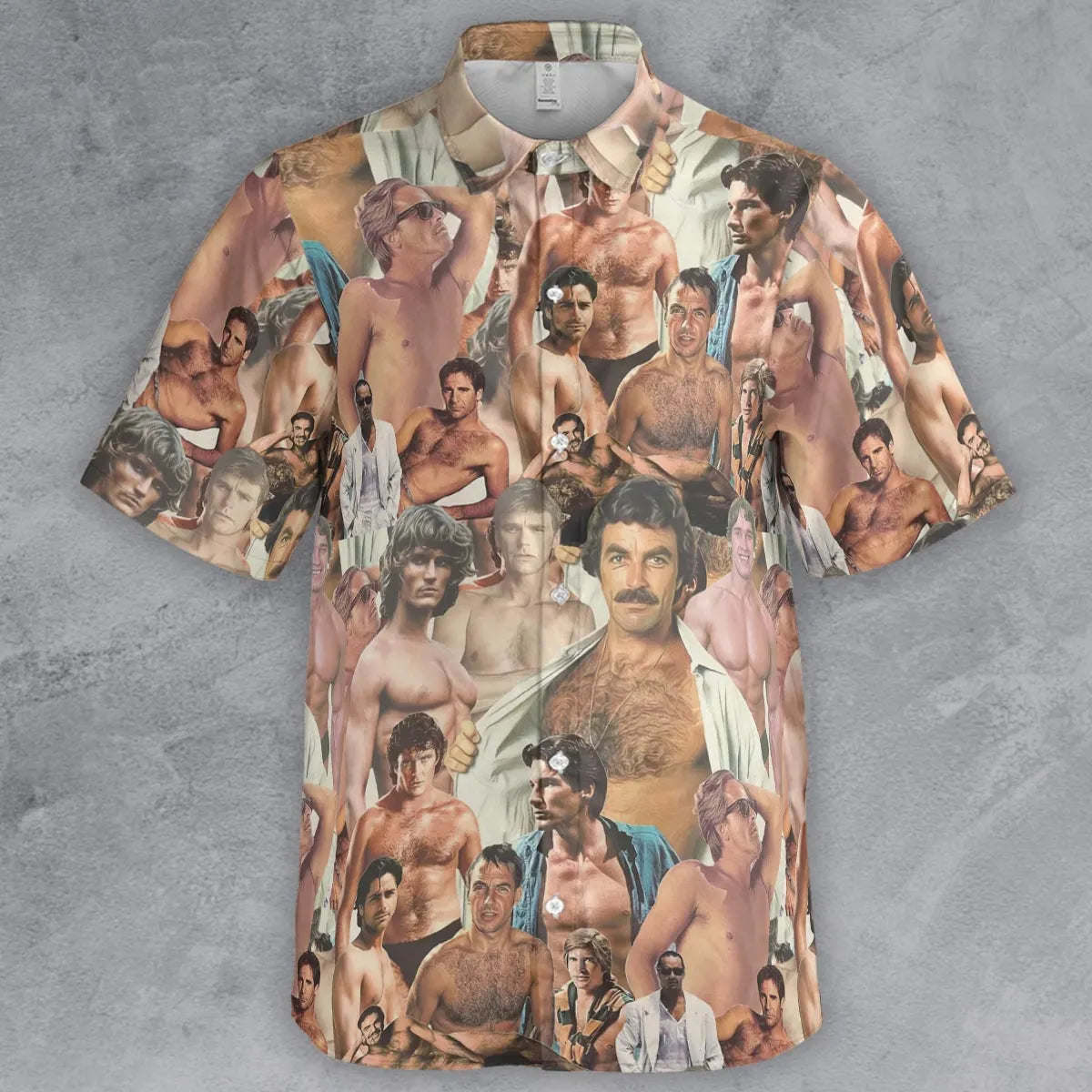 Vintage Hunks of The 80s Button Down Shirt