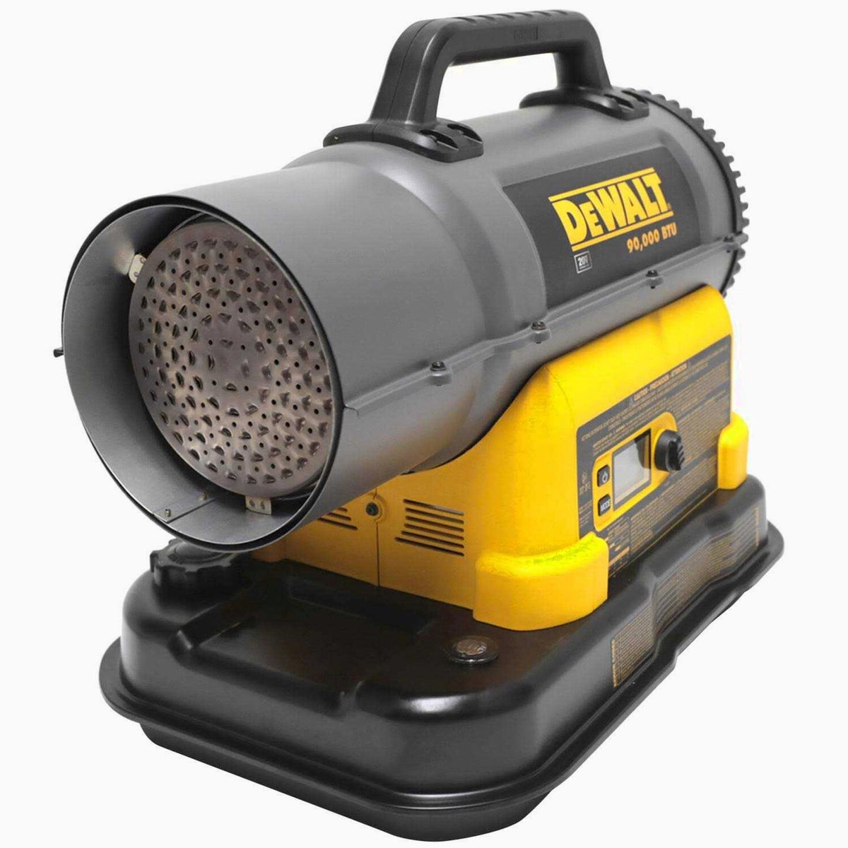 DeWalt Forced Air Kerosene Heater 20V Max 90000 Btu/h 1750 sq ft - F340991 DXH90CFAKD