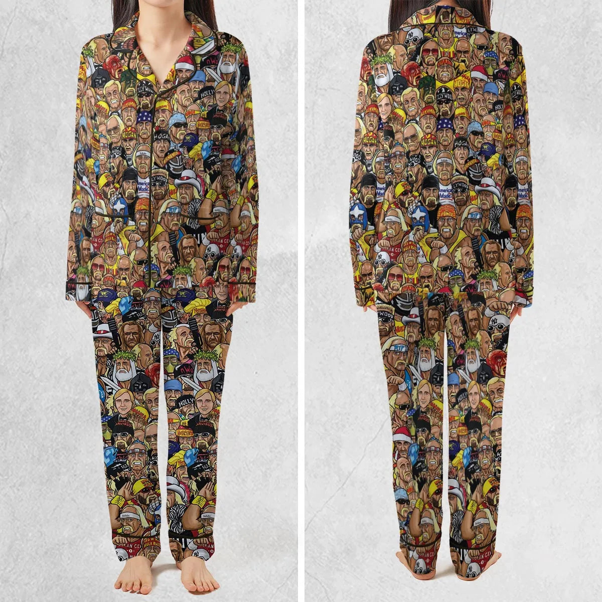 Classic Wrestlers Pajamas Set