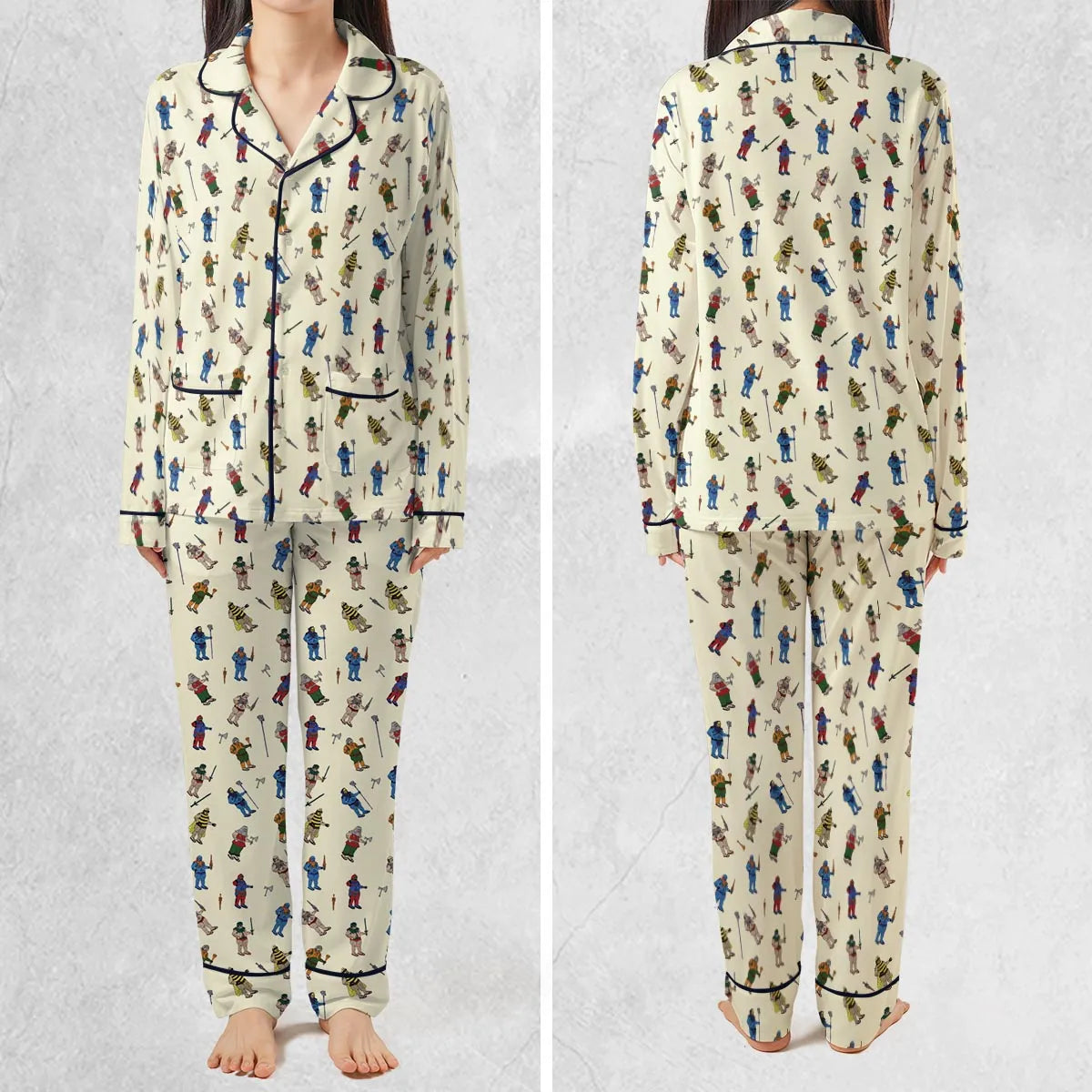 Carl In Masters Of The Universe Pattern Pajamas Set