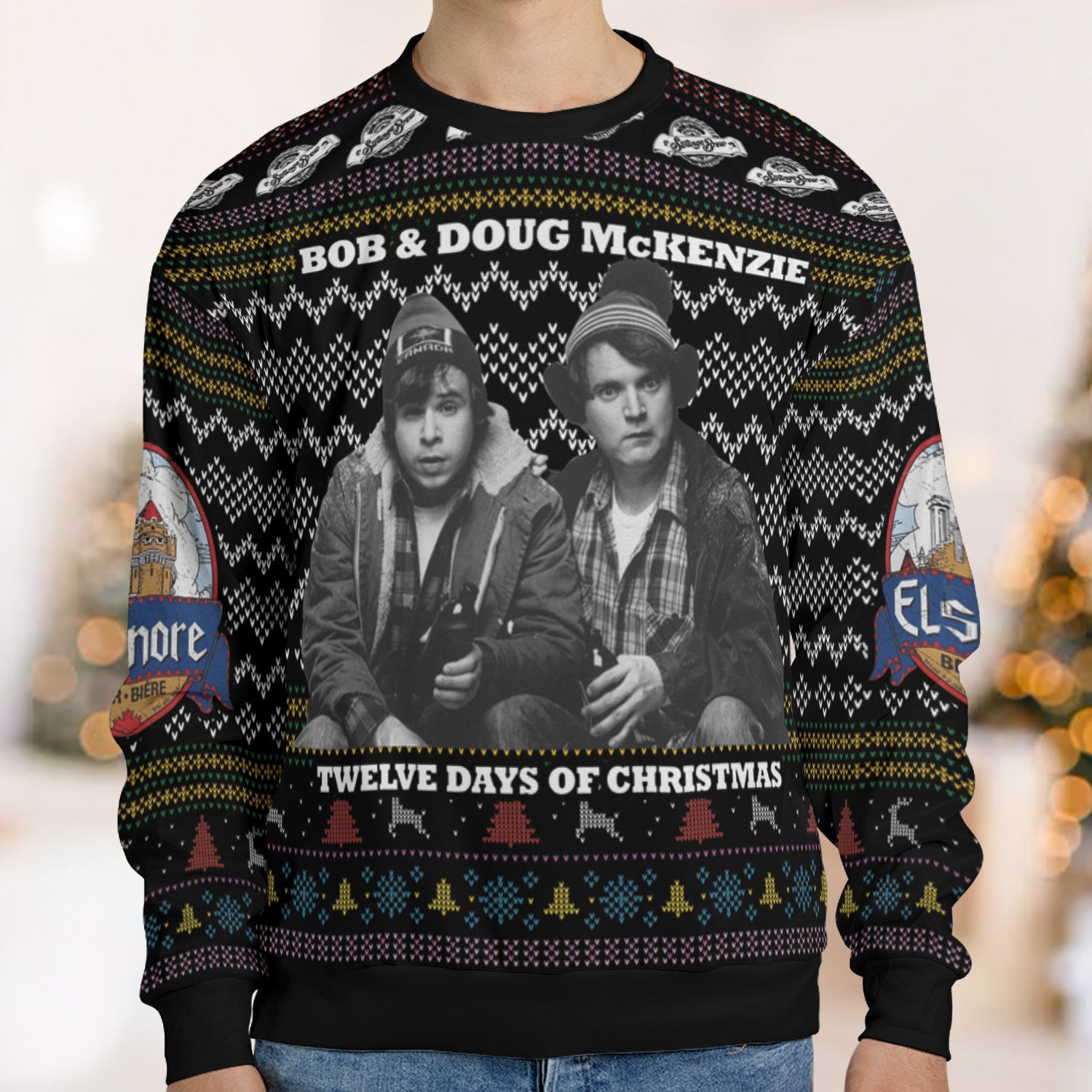 Twelve Days Of Christmas Strange Brew Ugly Christmas Sweatshirt