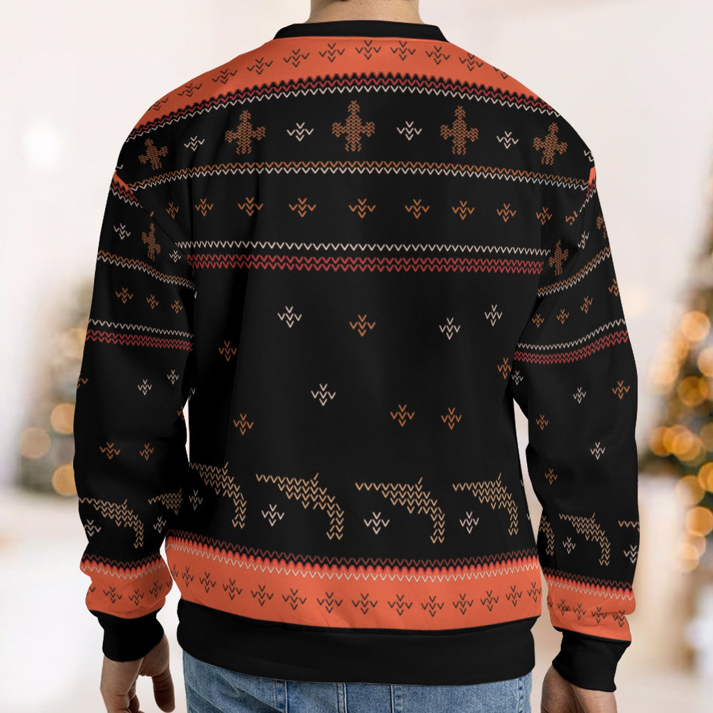 Rudolph Shiny Ugly Christmas Sweatshirt