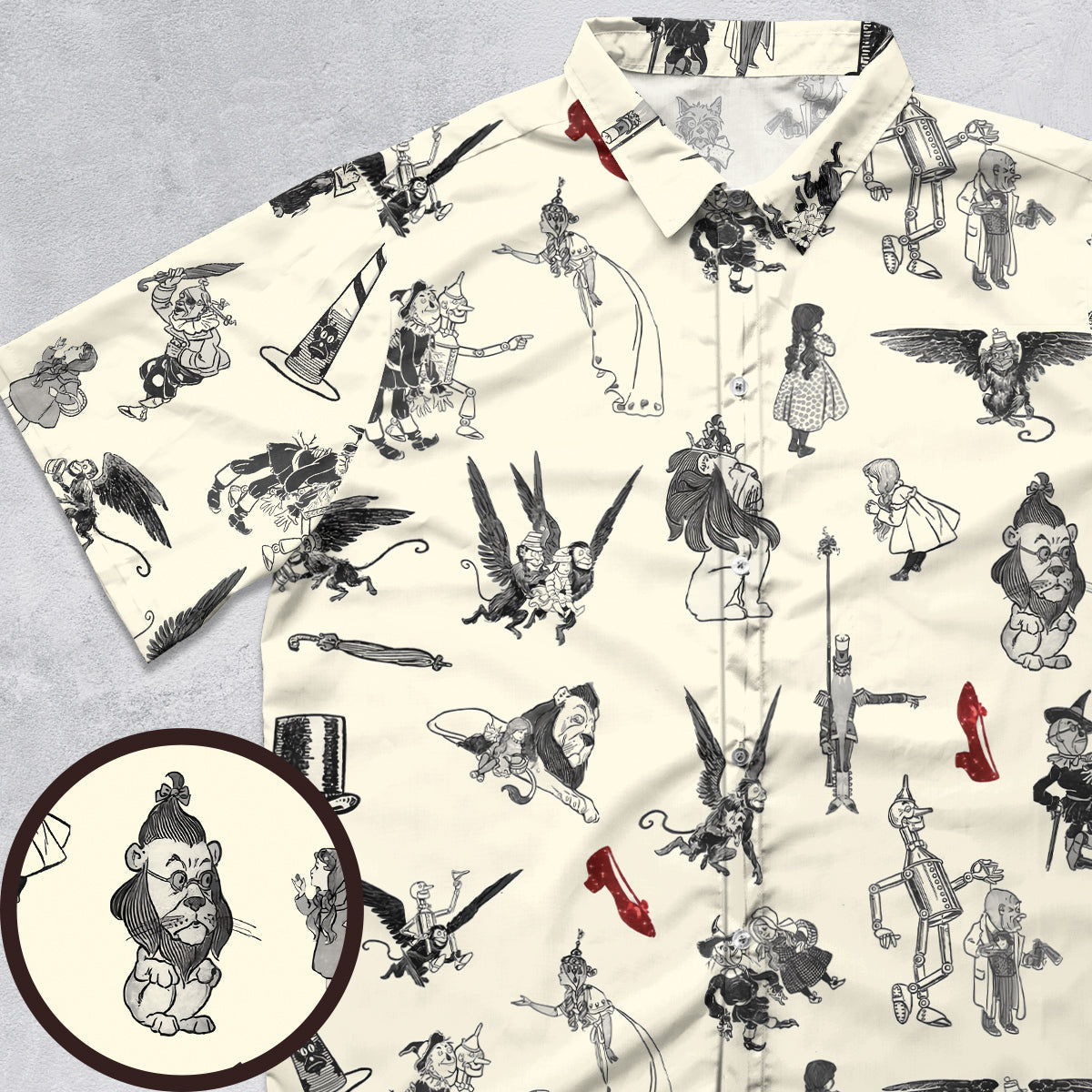 Wizard of Oz Vintage Adapt Button Down Shirt