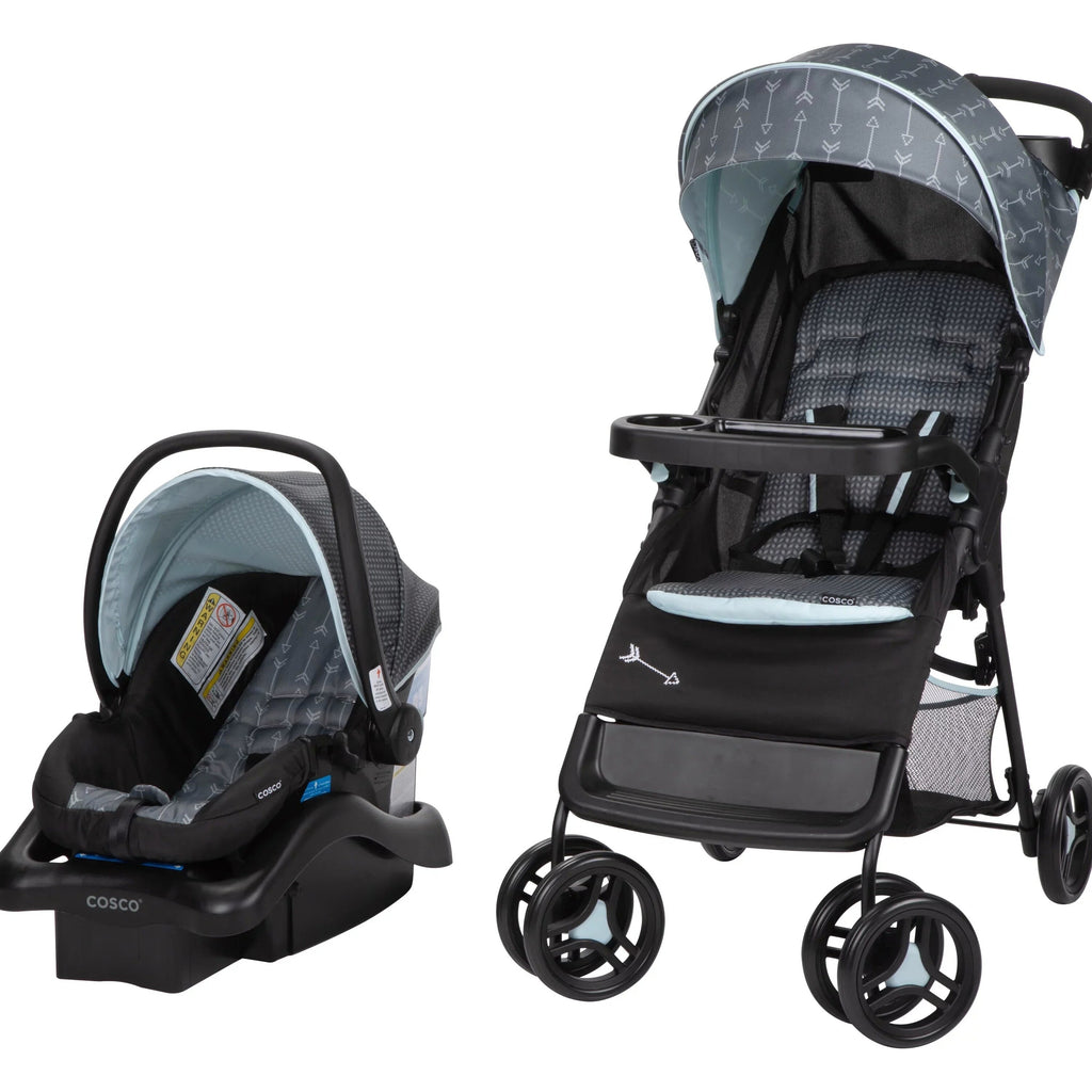 Cosco Kids Lift & Stroll DX Travel System, Gray Arrows - DX