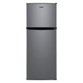 Galanz 4.6 Cu Ft Two Door Mini Refrigerator With Freezer, Stainless Steel - GL46TS5E