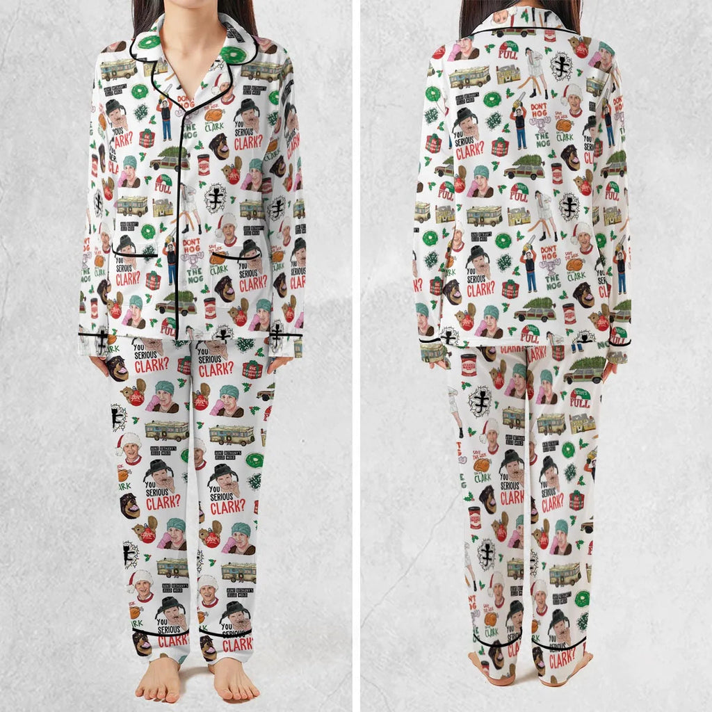 National Lampoon's Christmas Vacation Pattern Pajamas Set