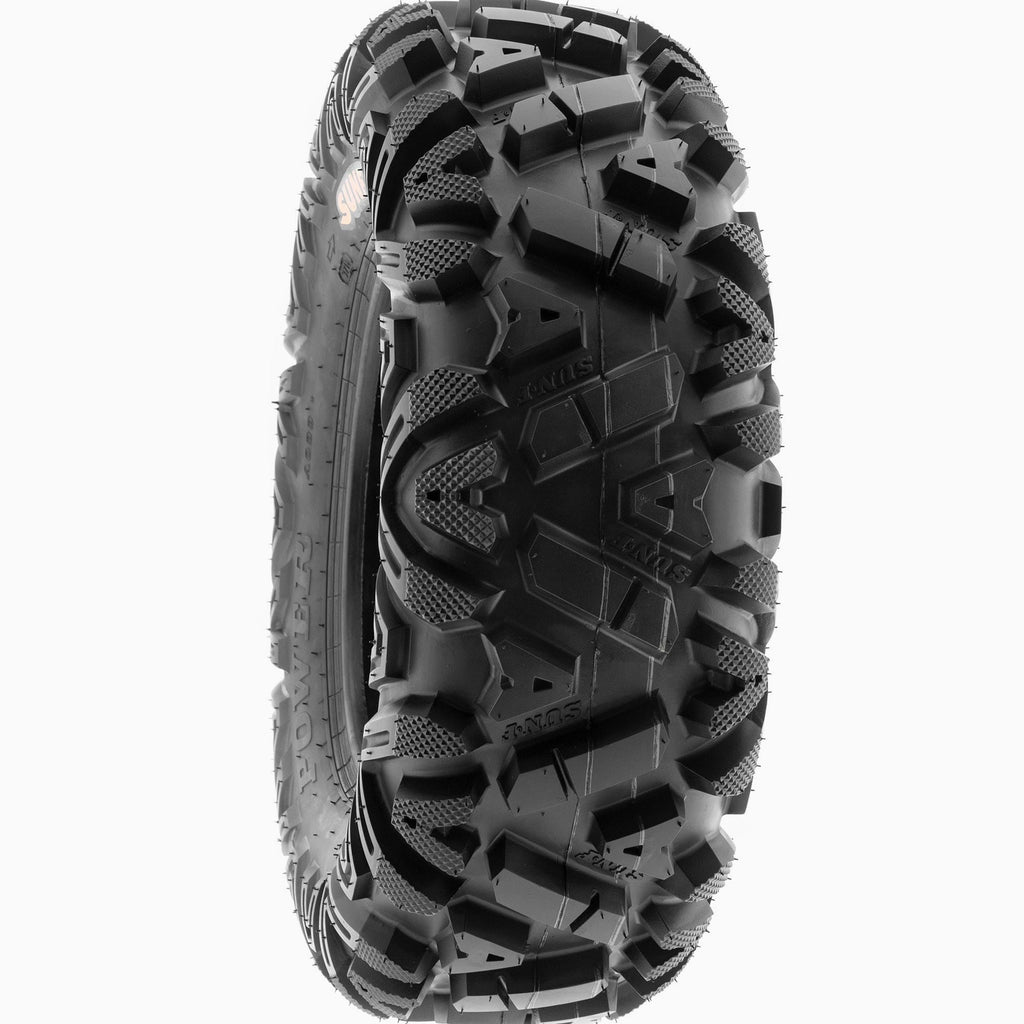 SunF All Terrain ATV UTV Tires 25x8-12 And 25x10-12 6 PR Set Of 4 - A033