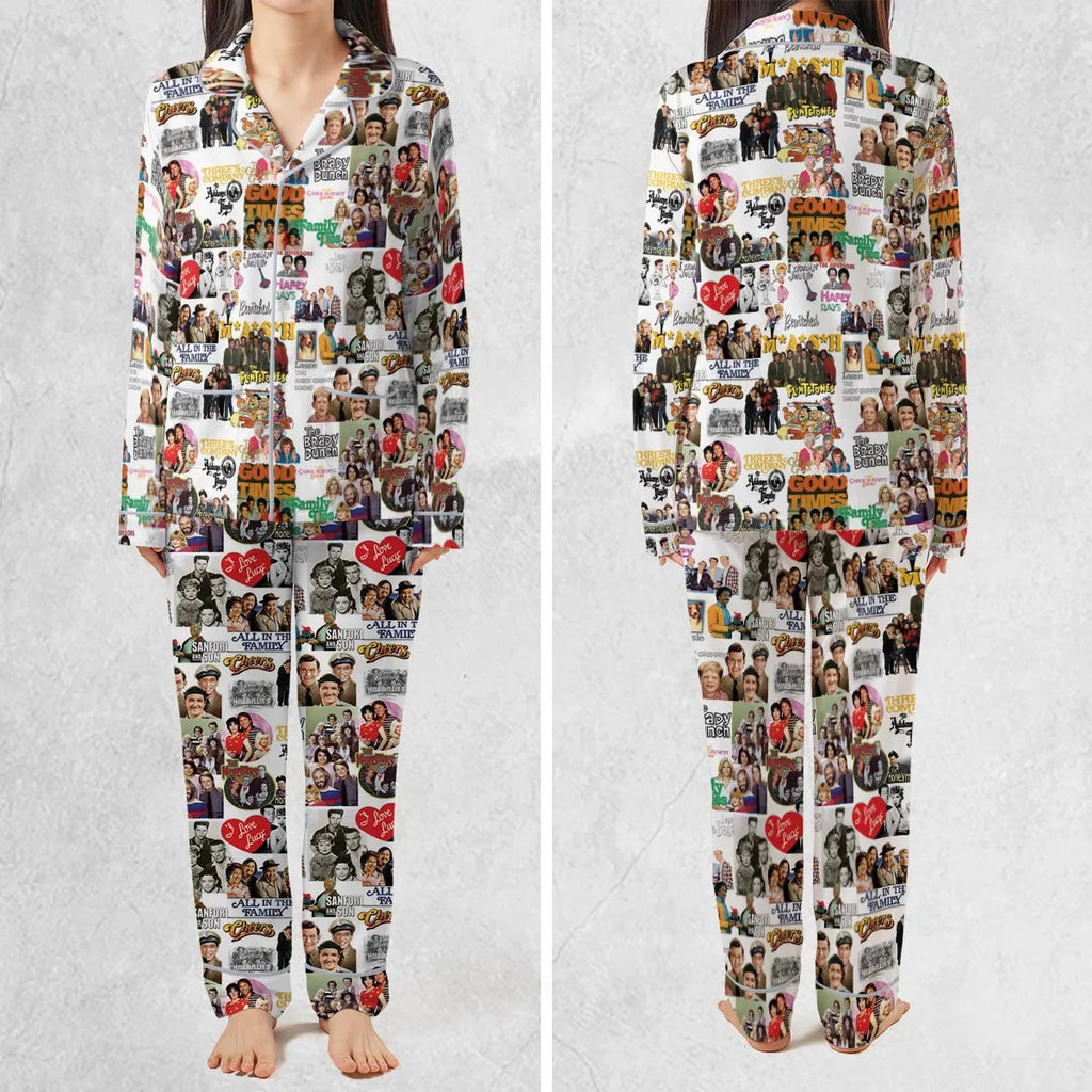Stuck in the 80s Famous Sitcom Pajamas Set