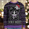 I'm Not Merry Wednesday Ugly Christmas Sweatshirt