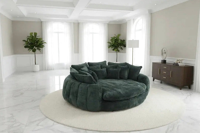 Oversized Double Loaf Sofa Bed With Supportive Armrests