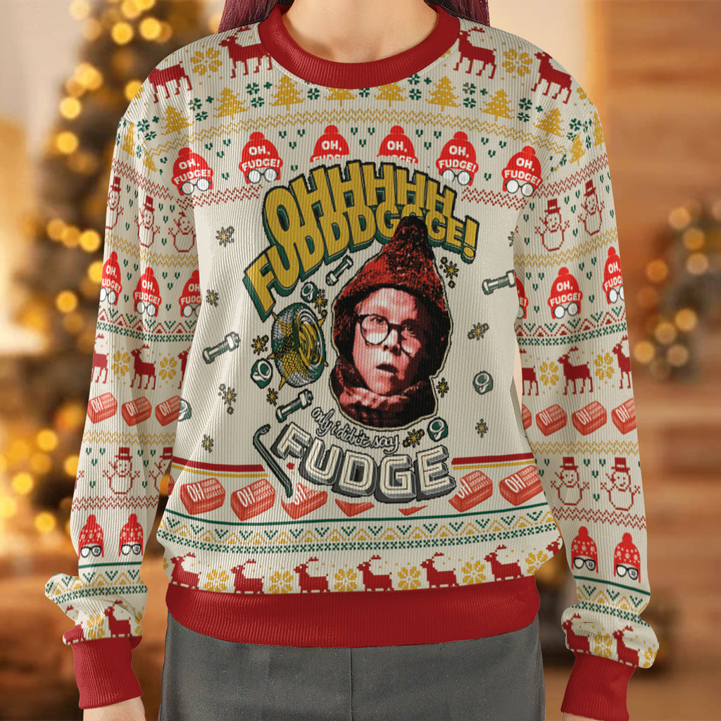 Ohh Fudge Ugly Christmas Sweatshirt