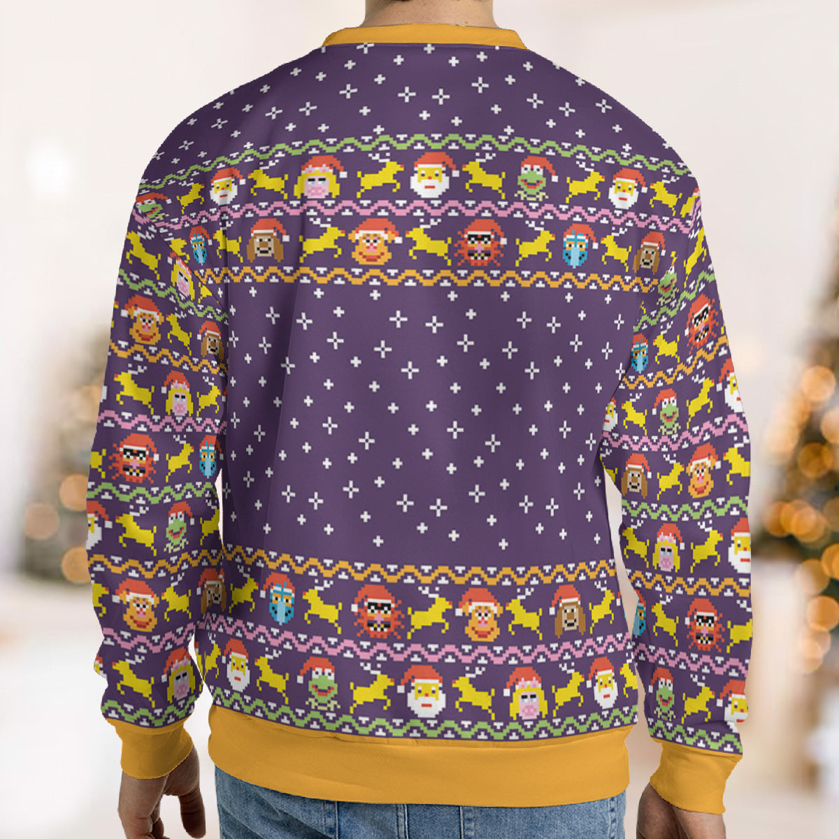 Careful of The Icy Patch The Muppets Ugly Christmas Sweatshirt
