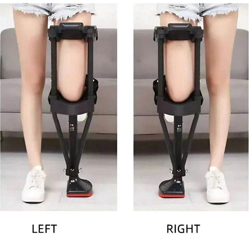 Hands-Free Knee Crutch - Adjustable Height With Padded Support