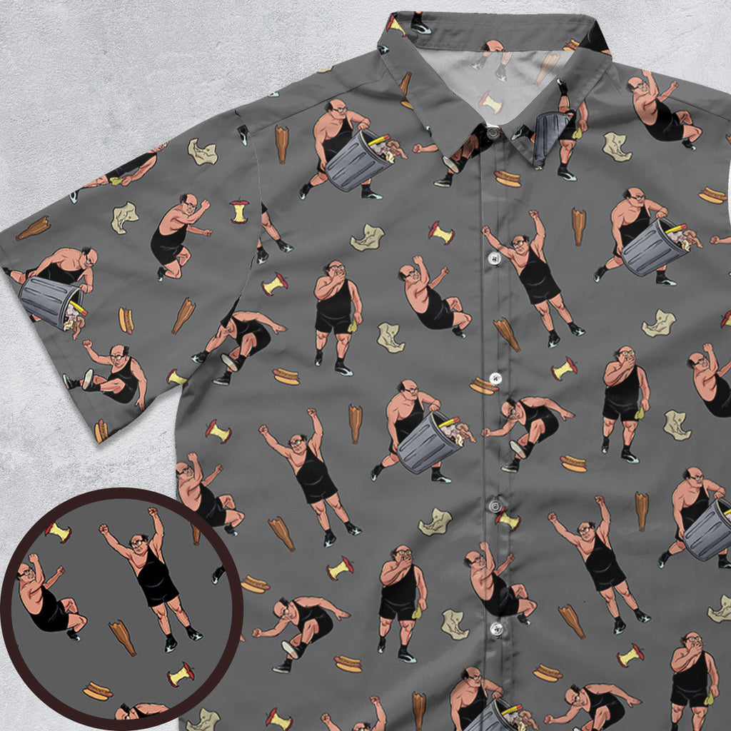 The Trashman It's Always Sunny in Philadelphia Button Down Shirt