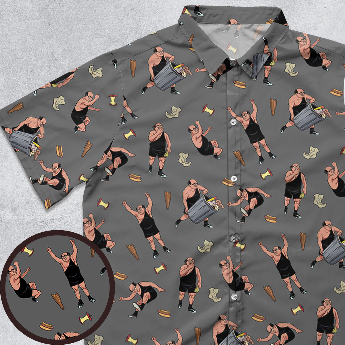 The Trashman It's Always Sunny in Philadelphia Button Down Shirt
