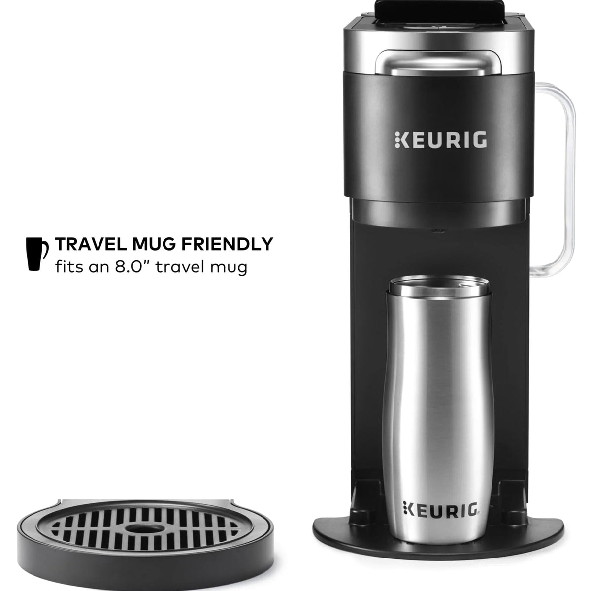 Keurig Single Serve & Carafe Coffee Maker, 60 oz Water Reservoir, 12-Cup Thermal Carafe - K-Duo Plus