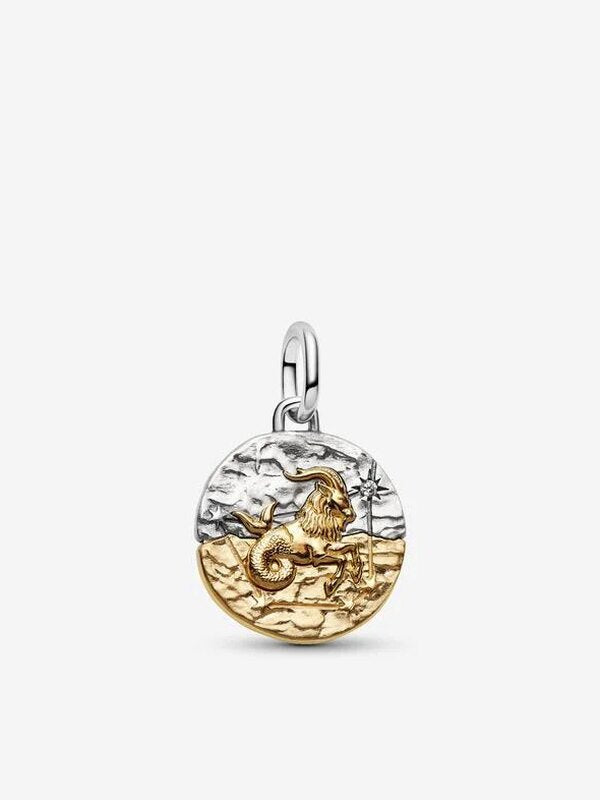 Capricorn Gold-Plated Zodiac Medallion Charm