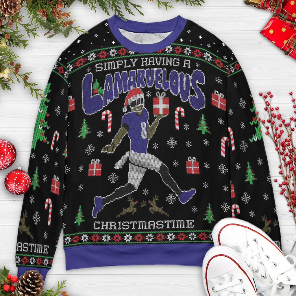 Lamaruelous Ugly Christmas Sweatshirt