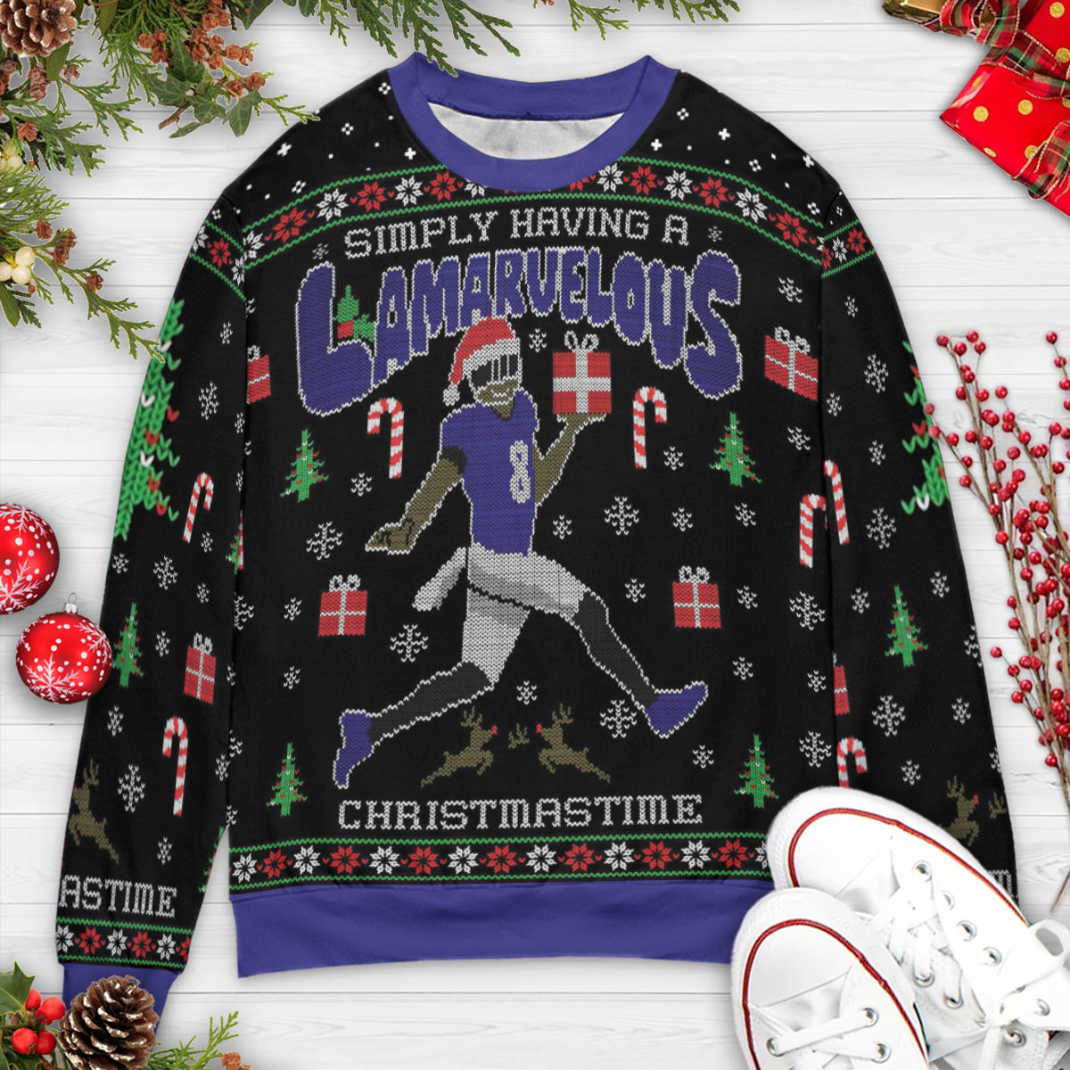 Lamaruelous Ugly Christmas Sweatshirt