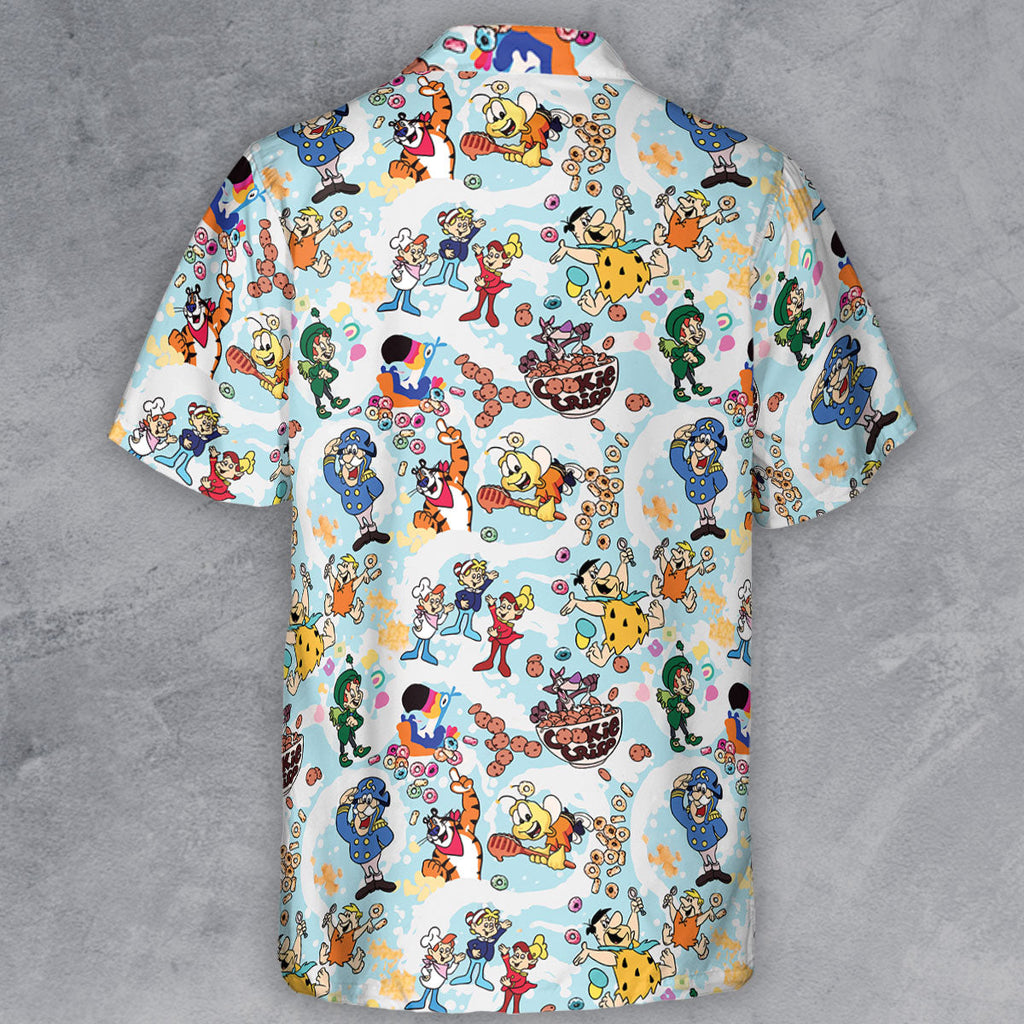 Cereal Favs Large Scale Button Down Shirt