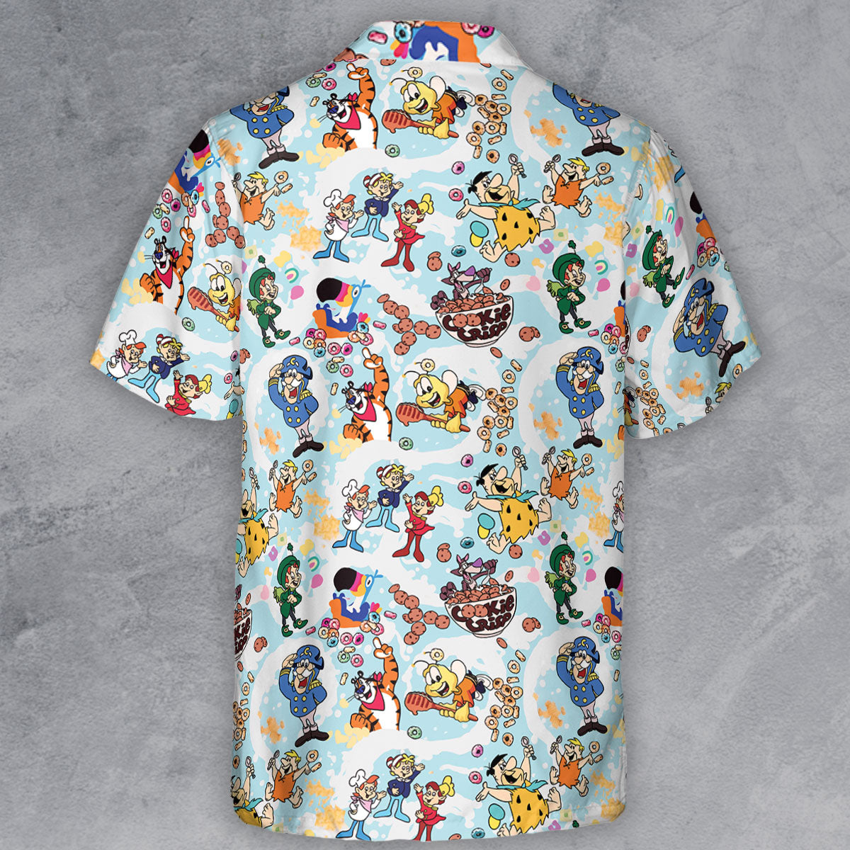 Cereal Favs Large Scale Button Down Shirt