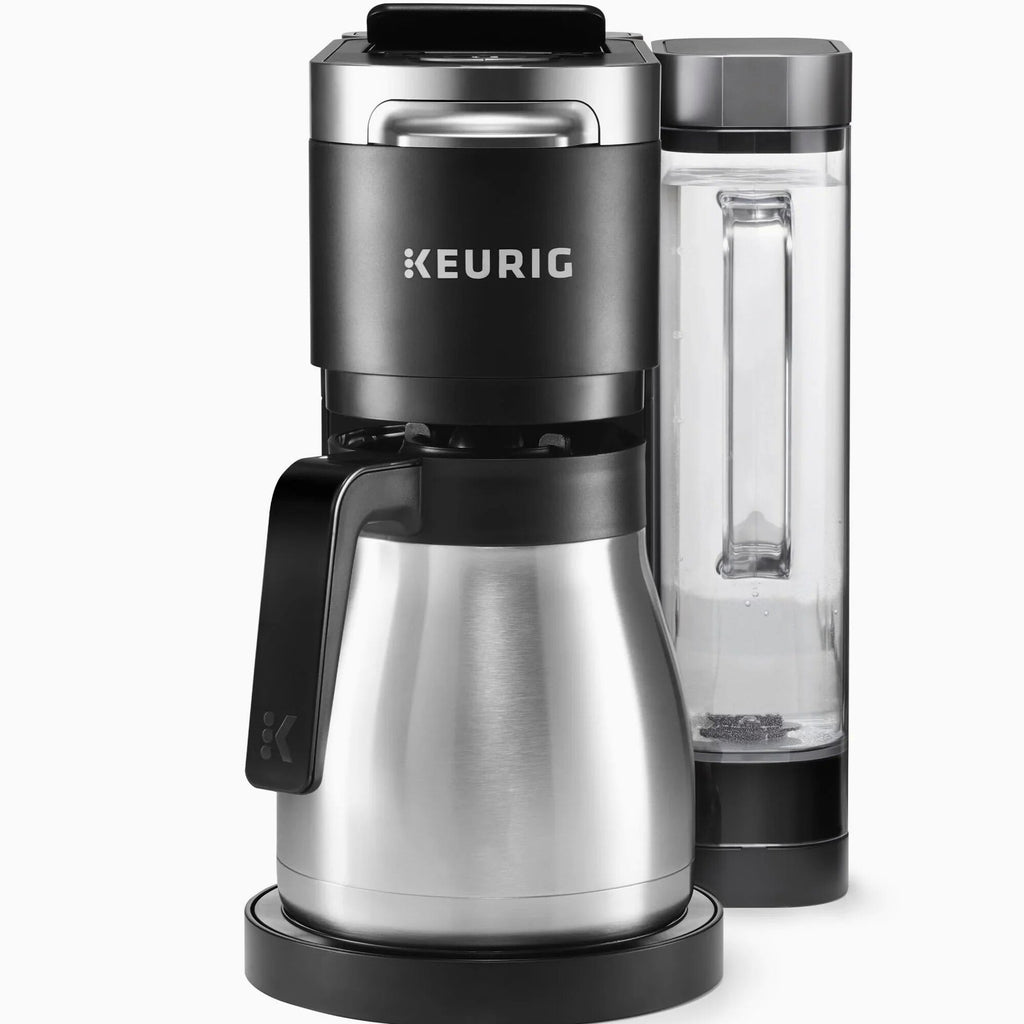 Keurig Single Serve & Carafe Coffee Maker, 60 oz Water Reservoir, 12-Cup Thermal Carafe - K-Duo Plus